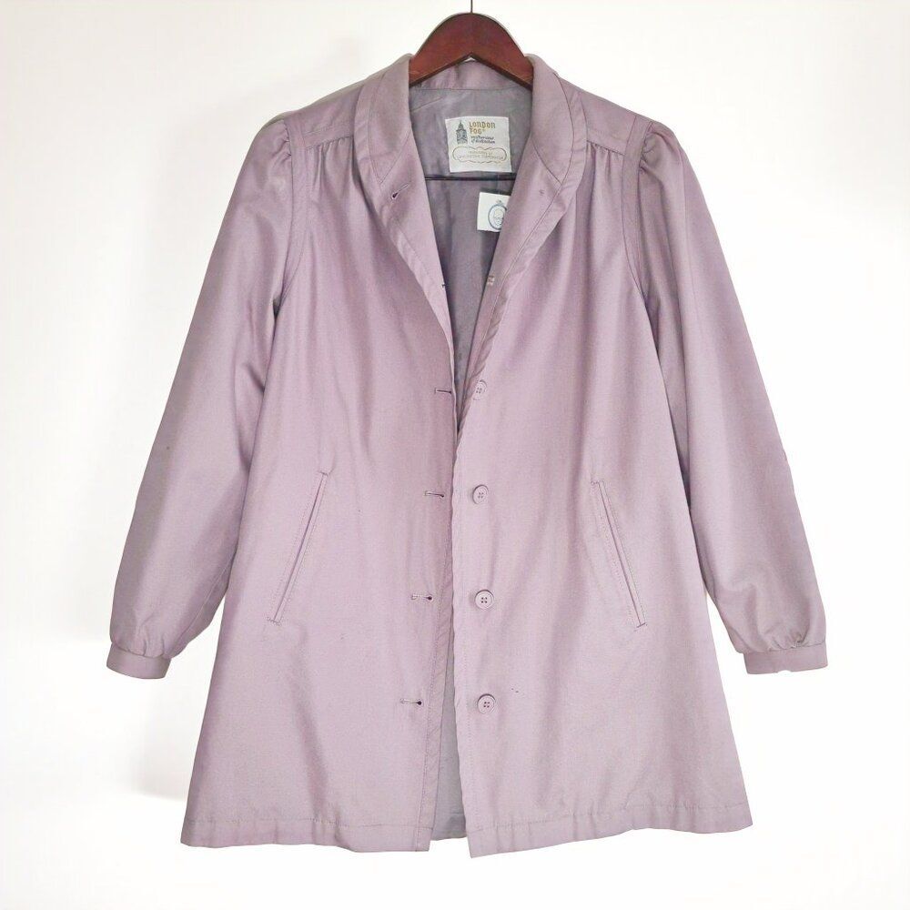 London Fog Lavender Vintage Trench Coat (NWT)